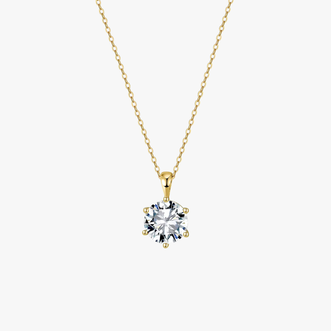 Classic Solitaire Necklace