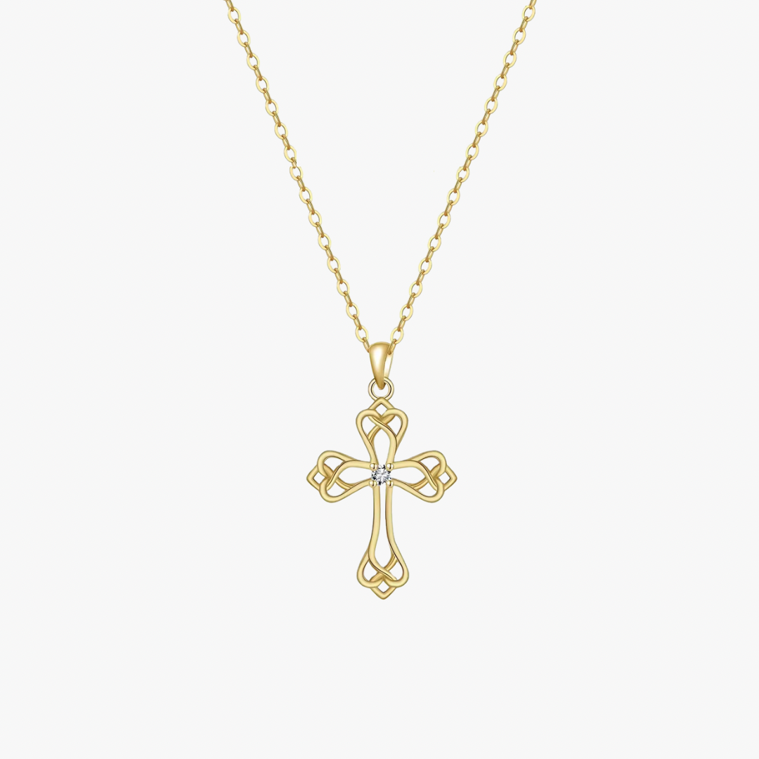 Hollow Cross Necklace