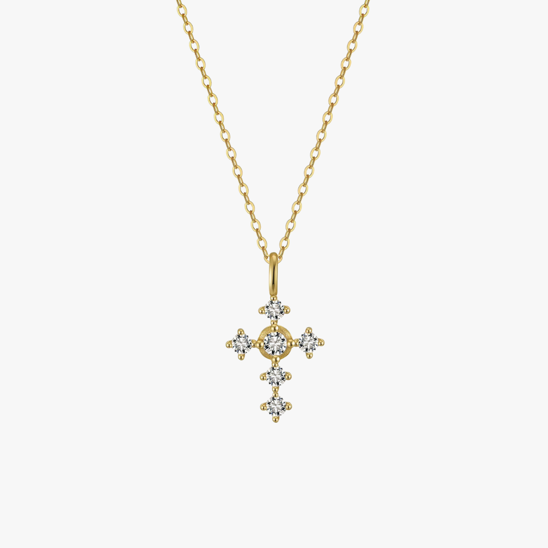 Radiant Cross Necklace