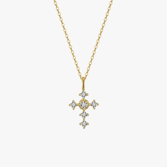 Radiant Cross Necklace