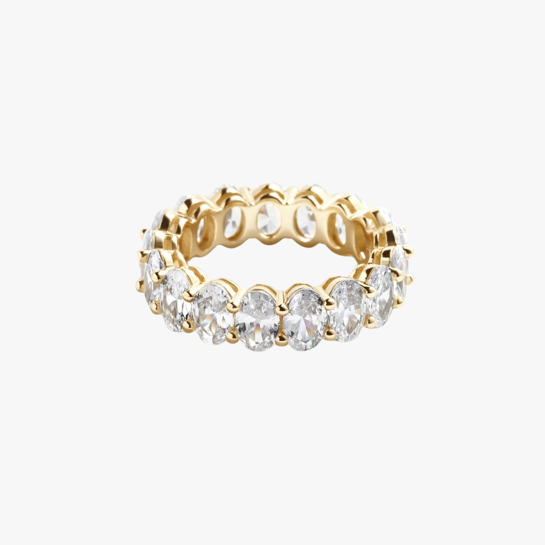 Oval Eternity Band